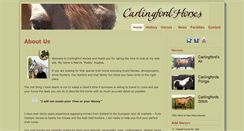 Desktop Screenshot of carlingfordhorses.com