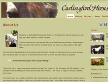Tablet Screenshot of carlingfordhorses.com